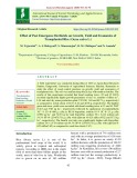 Effect of post emergence herbicide on growth, yield and economics of transplanted rice (Oryza sativa L.)