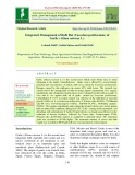 Integrated management of bulb rot (Fusarium proliferatum) of garlic (Allium sativum L.)