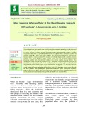 Odour abatement in sewage water: A tree based biological approach
