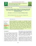 Assessment of relative impact of improved technology and scientific interventions on the income of sesame farmers in Tribal area of Bundelkhand Region
