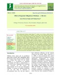 Effect of saponins mitigation of methane – A review