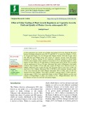 Effect of foliar feeding of plant growth regulators on vegetative growth, yield and quality of phalsa (Grewia subinaequalis DC)