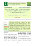 Studies on agro techniques to improve the productivity and profitability of samai +redgram intercropping system under rainfed conditions