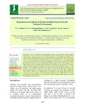 Dependence of synthesis of protein of edible insects from the nutrient environmen