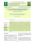 Assessment of morphological, physiological and yield response of varagu with legume intercropping planting system