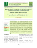 Delineation of ground water potential zone using remote sensing, GIS and GPS, in Mauranipur block, Jhansi district (UP), India