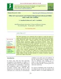 Effect of crop geometry and nutrient management in barnyard millet under sodic soil condition