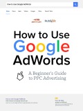 How to use Google Adwords