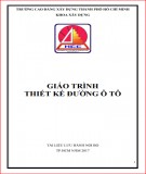 Giáo trình Thiết kế đường ô tô: Phần 2