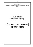 Giáo trình Tổ chức thi công hệ thống điện