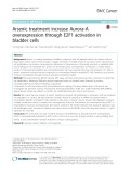 Arsenic treatment increase Aurora-A overexpression through E2F1 activation in bladder cells