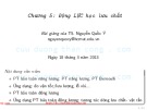 Bài giảng Cơ lưu chất: Chương 5 - TS. Nguyễn Quốc Ý