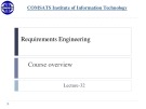 Lecture Software requirements engineering - Lecture­ 32: Course overview