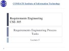 Lecture Software requirements engineering - Lecture­ 5: Requirements engineering process tasks