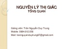 Bài giảng Nguyên lý thị giác - Tổng quan