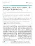 Knockdown of ST6Gal-I increases cisplatin sensitivity in cervical cancer cells