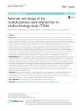 Rationale and design of the multidisciplinary team IntervenTion in cArdio-oNcology study (TITAN)
