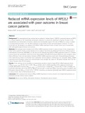 Reduced mRNA expression levels of NFE2L2 are associated with poor outcome in breast cancer patients
