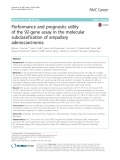 Performance and prognostic utility of the 92-gene assay in the molecular subclassification of ampullary adenocarcinoma