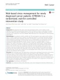 Web-based stress management for newly diagnosed cancer patients (STREAM-1): A randomized, wait-list controlled intervention study