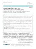 Autophagy is associated with chemoresistance in neuroblastoma