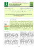 Cultivation of Azolla (Azolla pinnata) and its use as cattle feed supplement