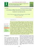 A case study on milling characteristics of padmini variety of paddy