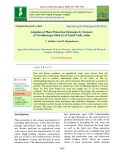 Adoption of plant protection strategies by farmers of Virudhunagar district of Tamil Nadu, India