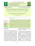 Effect of foliar nutrition on yield and economics of sweet corn
