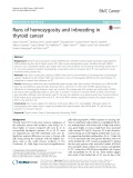 Runs of homozygosity and inbreeding in thyroid cancer