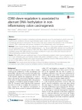 CD80 down-regulation is associated to aberrant DNA methylation in noninflammatory colon carcinogenesis