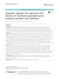Ibuprofen regulates the expression and function of membrane-associated serine proteases prostasin and matriptase