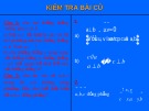 Bài giảng Hình học 11 - Bài 3: Đường thẳng vuông góc với mặt phẳng