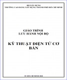 Giáo trình Kỹ thuật điện tử cơ bản - Trường Cao đẳng Xây dựng TP. HCM: Phần 2