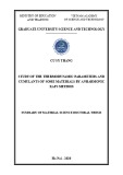 Summary of Material science Doctoral thesis: Study of the thermodynamic parameters and cumulants of some materials by anharmonic xafs method