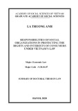 Summary of Doctoral thesis in Law: Responsibilities of social organizations in protecting the rights and interests of consumers under Vietnam’s law