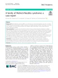 A family of Melnick-Needles syndrome: A case report