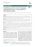 Cholelithiasis and the risk of intrahepatic cholangiocarcinoma: A meta-analysis of observational studies