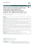 Helical intensity-modulated radiotherapy of the pelvic lymph nodes with a simultaneous integrated boost to the prostate - first results of the PLATIN 1 trial