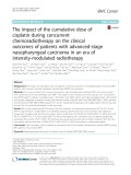 The impact of the cumulative dose of cisplatin during concurrent chemoradiotherapy on the clinical outcomes of patients with advanced-stage nasopharyngeal carcinoma in an era of intensity-modulated radiotherapy