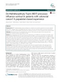 Do Multidisciplinary Team (MDT) processes influence survival in patients with colorectal cancer? A population-based experience
