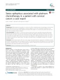 Status epilepticus associated with platinum chemotherapy in a patient with cervical cancer: A case report