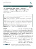 The prognostic value of CXC-chemokine receptor 2 (CXCR2) in gastric cancer patients