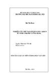 Tóm tắt luận án Tiến sĩ Khoa học vật liệu: Nghiên cứu chế tạo chấm nano carbon từ nước chanh và ứng dụng