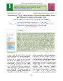 Performance of a set of tomato parental lines and their hybrids for quality and yield under conditions of Bengaluru, India