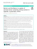 Barriers and facilitators to uptake of cervical cancer screening among women in Uganda: A systematic review