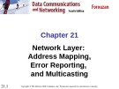 Lecture Data communications and networks: Chapter 21 - Forouzan 
