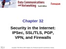 Lecture Data communications and networks: Chapter 32 - Forouzan 