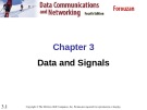 Lecture Data communications and networks: Chapter 3 - Forouzan 