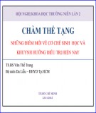 Bài giảng Chàm thể tạng - Những điểm mới về cơ chế sinh học và khuynh hướng điều trị hiện nay